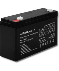 QOLTEC AGM battery 6V 12Ah