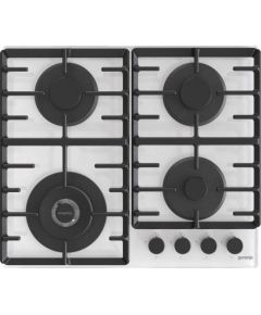 Gorenje Hob GTW642SYW Gas on glass, Number of burners/cooking zones 4, Mechanical, White