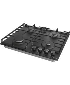 Gorenje Hob G642AB Gas, Number of burners/cooking zones 4, Mechanical, Black