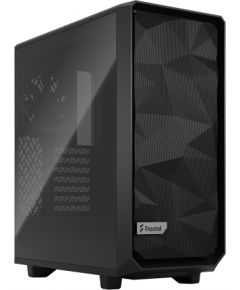 (Ir veikalā) CASE Fractal Design Meshify 2 Compact Light Tempered Glass Black