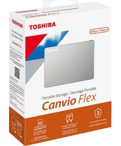 Toshiba HDD Canvio Flex 2 TB Silver(HDTX120ESCAA)