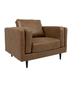 Armchair LISBON 110x92xH89cm, brown