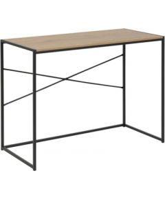 Письменный стол SEAFORD 100x45xH75см, материал: мебельная пластина с ламинированным покрытием, цвет: дуб