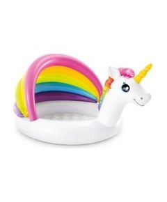 Intex Baby Pool Unicorn White / Colorful, Age 1-3, 127 x 102 x 69 cm