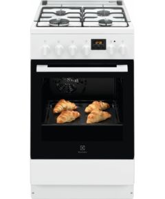 Electrolux LKK540201W gāzes plīts balta 50cm