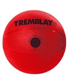 Weight ball TREMBLAY Medicine Ball 4kg D23cm Red for throwing