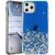 Fusion glue glitter silikona aizsargapvalks Apple iPhone 13 Pro Max zils