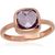 Золотое кольцо #1100913(Au-R)_AM, Красное Золото	585°, Аметист , Размер: 16.5, 2.05 гр.