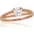 Золотое кольцо #1100824(Au-R)_CZ, Красное Золото	585°, Цирконы , Размер: 17, 1.74 гр.
