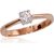 Помолвочное кольцо #1100403(AU-R+PRH-W)_DI, Красное золото	585°, родий (покрытие) , Бриллианты (0,29Ct), Размер: 18, 2.34 гр.