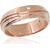 Золотое обручальное кольцо #1100552(AU-R)_CZ (Толщина кольца 6mm), Красное золото	585°, Цирконы , Размер: 18, 5.66 гр.
