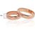 Золотое обручальное кольцо #1100101(AU-R) (Толщина кольца 5mm), Красное золото	585°, Размер: 18, 4.47 гр.