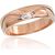 Золотое обручальное кольцо #1100543(AU-R)_CZ (Толщина кольца 5mm), Красное золото	585°, Цирконы , Размер: 19.5, 5.04 гр.
