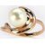 Zelta gredzens #1100047(AU-R)_PE, Sarkanais zelts	585°, Pērles , Izmērs: 20, 3.88 gr.
