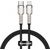 USB-C cable for Lightning Baseus Cafule, PD, 20W, 0,25m (black)