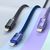 Baseus Crystal cable USB to Lightning, 2.4A, 2m (purple)