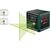 Bosch Cross line laser Quigo Green II, with clamp (green/black, green laser lines, range 10 meters)