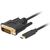 Lanberg CA-CMDV-10CU-0030-BK video cable adapter 3 m USB Type-C DVI-D Black