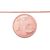 Золотая цепочка Картье 1 мм, алмазная обработка граней #1400027(Au-R), Красное Золото 585°, длина: 55 см, 1.97 гр.