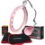 Komplekts HULA HOOP MAGNETIC PINK HHM15 WITH WEIGHT + COUNTER HMS + WAIST SUPPORT BR163 RED