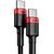 Baseus CATKLF-ALG1 PD 2.0 100W Нейлоновый кабель даных и заряда  USB-C на USB-C 2M Черный-Красный