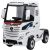 Lean Cars Mercedes Actros Electric Ride On Car White