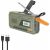 Portable alarm FM radio with solar panel Manta RDI401G