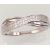 Серебряное кольцо #2101475(PRh-Gr)_CZ, Серебро 925°, родий (покрытие), Цирконы, Размер: 17, 2.2 гр.