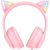 Gaming headphones ONIKUMA B90 Pink