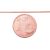 Золотая цепочка Картье 1 мм, алмазная обработка граней #1400027(Au-R), Красное Золото 585°, длина: 55 см, 1.9 гр.
