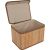 Basket MAX BAMBOO 36x27xH22cm, with a lid