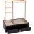 Jewelry stand LARA, with a drawer, black