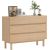 Sideboard SUNNY 120x40xH85cm, melamine oak