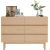 Sideboard SUNNY 120x40xH85cm, melamine oak