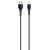 LDNIO LS521, 1m  USB - Lightning Cable (Grey-Blue)