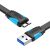 Flat USB 3.0 A male to Micro-B male cable Vention VAS-A12-B200 2m Black