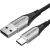 USB 2.0 A to USB-C 3A Cable Vention CODHI 3m Gray