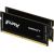 Kingston DDR5 - 32GB - 6000 - CL - 38 (2x 16 GB) dual kit, RAM (black, KF560S38IBK2-32, Impact, INTEL XMP)