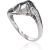 Серебряное кольцо #2100673(POx-Bk), Серебро 925°, оксид (покрытие), Размер: 18.5, 3 гр.