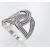 Серебряное кольцо #2100670(POx-Bk), Серебро 925°, оксид (покрытие), Размер: 18.5, 7.3 гр.