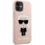 Karl Lagerfeld KLHCP12SSLFKPI iPhone 12 mini 5,4" hardcase jasnoróżowy|light pink Silicone Iconic