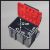 Einhell system case E-Case L, tool box (black/dark red, with wheels)