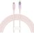 Fast Charging cable Baseus USB-A to Lightning Explorer Series 2m 20W (pink)