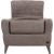 Recliner armchair CATHY, light brown