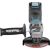 Makita cordless angle grinder GA016GM201 XGT, 40V (blue/black, 2x Li-Ion XGT battery 4.0Ah, MAKPAC size 4)