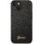 Guess PC|TPU Glitter Flakes Metal Logo Case for iPhone 14 Black