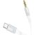 OEM Borofone Cable BL19 Creator - jack 3,5mm to Type C - 1 metre white