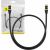 Network cable cat.8 Baseus Ethernet RJ45, 40Gbps, 0.5m (black)