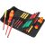 Wera Kraftform Kompakt VDE 17 Universal 1 Tool Finder, 17 pieces, screwdriver (red/yellow, incl. 2 plug-in handles, VDE interchangeable blades)