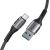 USB-A 3.1 to USB-C Fast charging cable Lention CB-ACE-6A1M, 6A, 10Gbps, 1m (black)